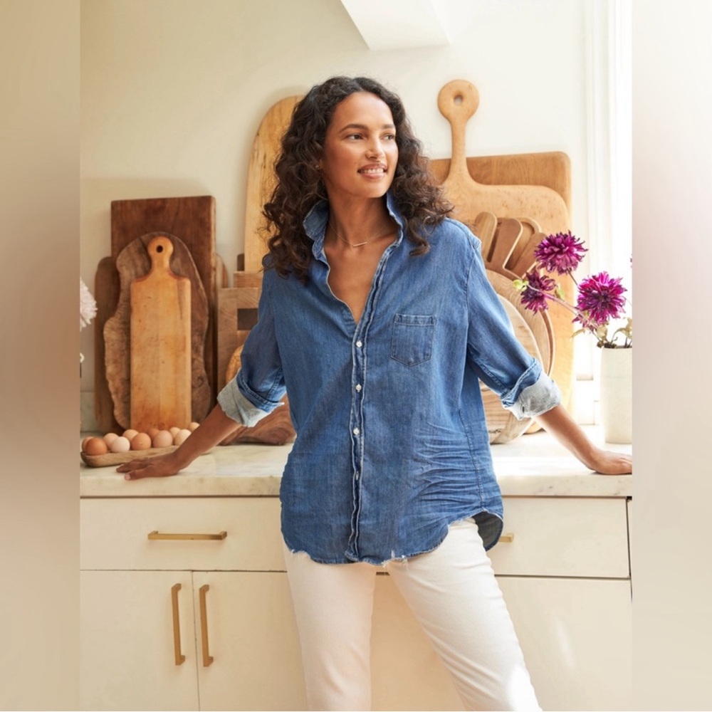 Frank & Eileen EILEEN Relaxed Button-Up Shirt